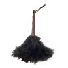 Prachovla z pštrosího peří s bambusovou rukojetí, 33 cm