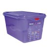 Denox gastronádoba GN1/3 s víkem GASTRONOX ALLERGEN, 150 mm, PP, objem 6 L