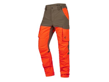 Stagunt Trackeasy Blaze Uni - Lovecké kalhoty, zeleno-oranžové