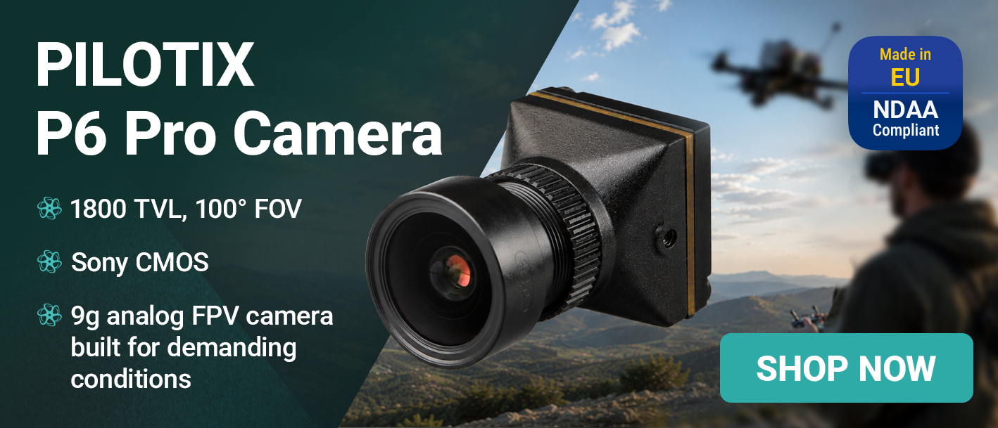 FPV Camera Pilotix P6 Pro CZ