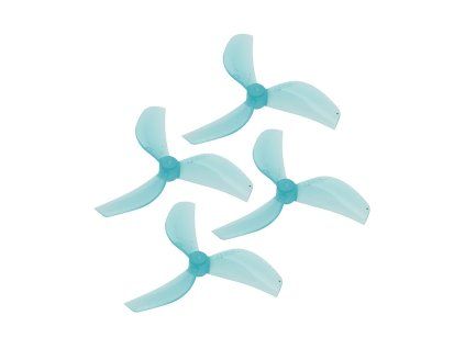 10563 1 propellers gemfan 45mm 3 pc durable 1 5mm clear blue 4ccw 4cw
