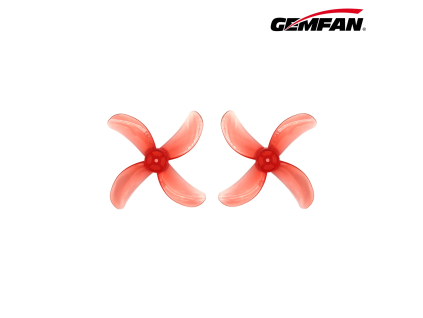 10584 2 propellers gemfan 1609 4 40mm pc durable 1mm clear red 4ccw 4cw