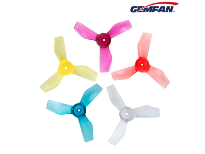 10647 1 propellers gemfan 1219 3 31mm pc durable 0 8mm clear red 4ccw 4cw