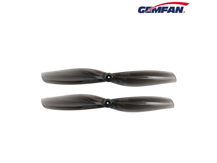 10764 2 propellers gemfan 65mms 2 pc shaft 1mm clear black 4ccw 4cw