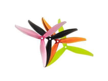 10911 1 propellers gemfan hurricane 7043 3 pc durable clear pink 2ccw 2cw