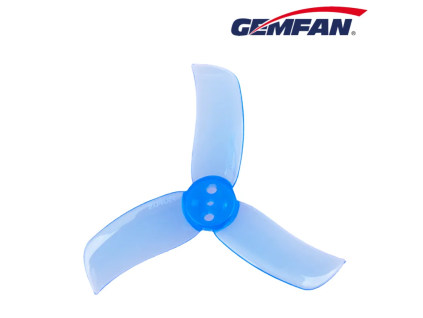 11436 2 propellers gemfan hulkie 2040 3 pc durable t mount clear blue 4ccw 4cw