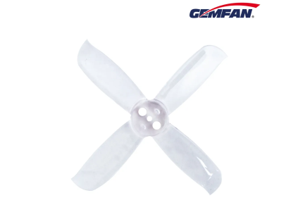 11457 1 propellers gemfan hulkie 2036 4 pc durable 4 blade t mount clear 4ccw 4cw