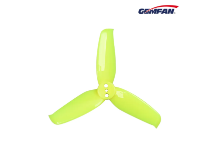 11502 1 propellers gemfan flash 2540 3 pc durable 1 5mm lemon yellow 4ccw 4cw