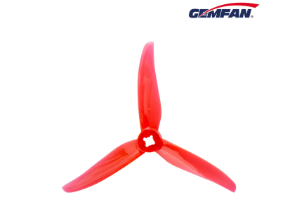 11670 3 propellers gemfan hurricane 4023 3 pc durable 2mm m5 clear red 2ccw 2cw