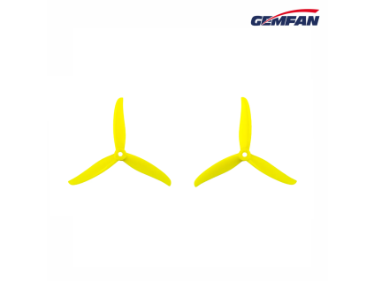 11760 1 propellers gemfan hurricane 4937 3 pc lemon yellow 2ccw 2cw
