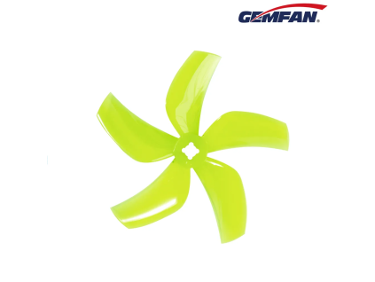 11862 2 propellers gemfan ducted d76 5 3inch pc 1 5mm m5 adapter yellow 2ccw 2cw