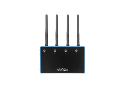 12051 4 receivers hdmi av output box hawkeye four eyes blue