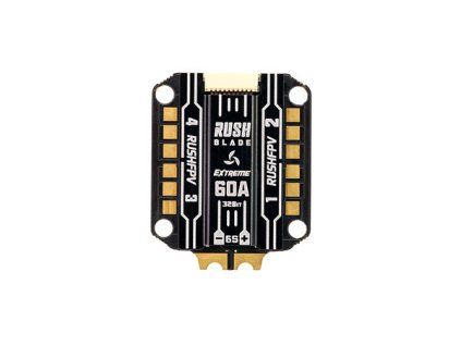 12940 esc rushfpv rush extreme 60a 3 6s blheli 32 30x30 4 in1