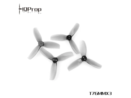 13492 3 propellers hqprop t76mmx3 for cinewhoop grey 2cw 2ccw