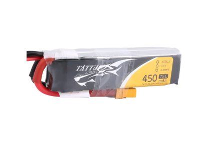 14322 battery tattu lipo 2s 7 4v 450mah 75c with xt30 plug