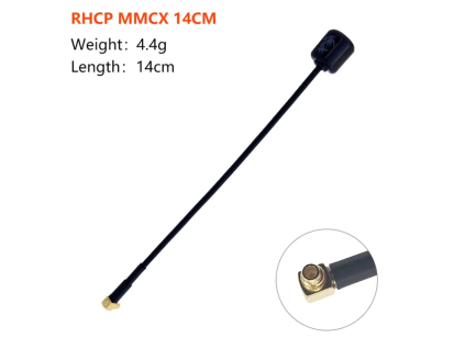 14457 1 antenna maple wireless 5 8g 2dbi omnidirectional mmcx l 14cm
