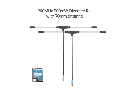 14922 receiver iflight true diversity elrs 868 915 rx 2x 70mm antenna