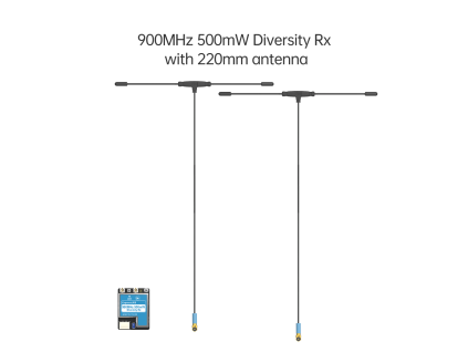 14925 receiver iflight true diversity elrs 868 915 rx 2x 220mm antenna