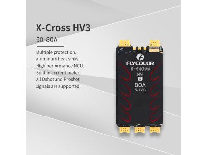 15909 esc flycolor x cross hv3 80a 5 12s