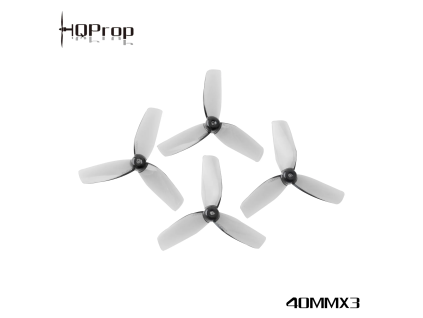 16740 propeller hqprop micro whoop 40mmx3 3 blade 1 5mm grey 2ccw 2cw