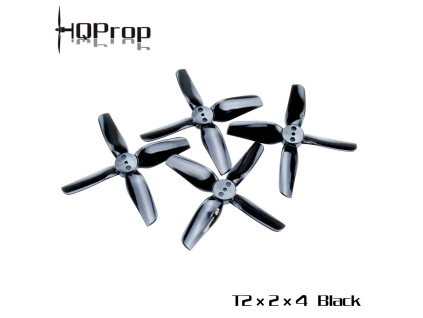 16743 propeller hqprop durable t2x2x4 4 blade 2 inch black 2ccw 2cw