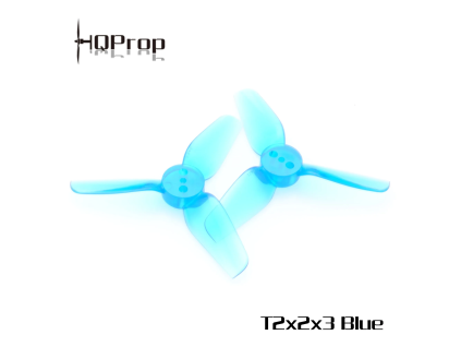16752 propeller hqprop durable t2x2x3 3 blade 2 blue 2ccw 2cw