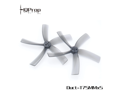 20105 propeller hqprop duct t75mmx5 for cinewhoop grey 2cw 2ccw