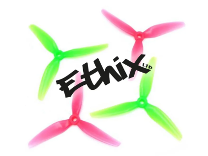 20273 propellers hqprop ethix s3 3 blade 5 watermelon 2cw 2ccw
