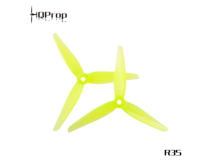 20357 propellers hqprop 5135 r35 3 blade 5 1 light yellow 2ccw 2cw