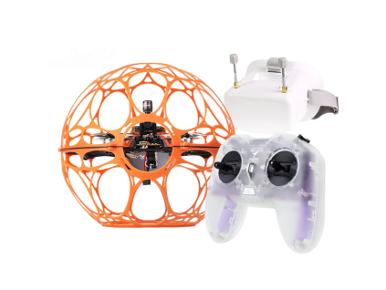 21479 fpv drone soccer hglrc ares ds230 rtf kit fpv analog orange