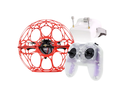21482 fpv drone soccer hglrc ares ds230 rtf kit fpv analog red