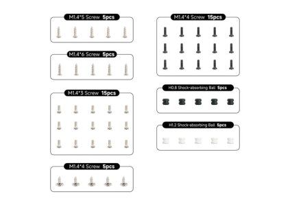 21668 screws pack betafpv for whoop drone meteor75 pro
