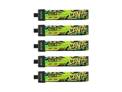 LAVA II 1S 280mAh Battery top view 540x
