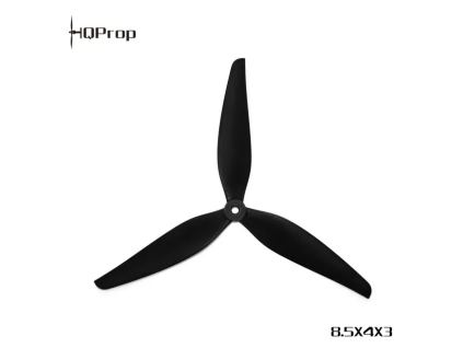 23358 propeller hqprop macroquad 8 5x4x3 3 blade 8 5 black 2cw 2ccw