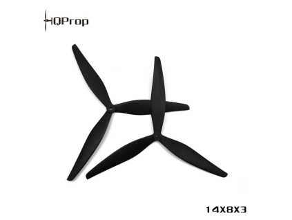 23367 propeller hqprop 14x8x3 black 1cw 1ccw