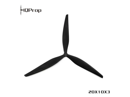 23376 propeller hqprop 20x10x3 black 1cw 1ccw