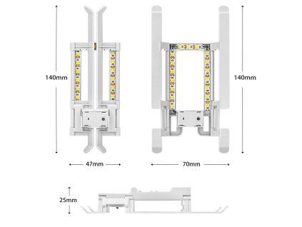 6603 landing gear startrc with auxiliary bottom light for mini 2 se mini 2 mavic mini mini se
