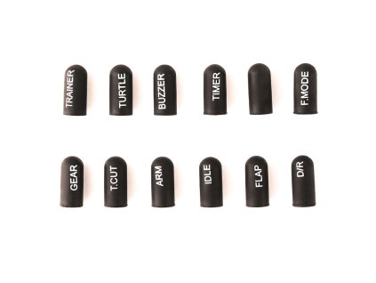 8232 labeled silicon switch cover set radiomaster short black