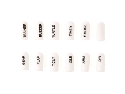8235 labeled silicon switch cover set radiomaster short white