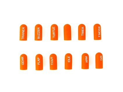 8241 labeled silicon switch cover set radiomaster short orange
