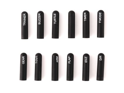 8247 labeled silicon switch cover set radiomaster long black