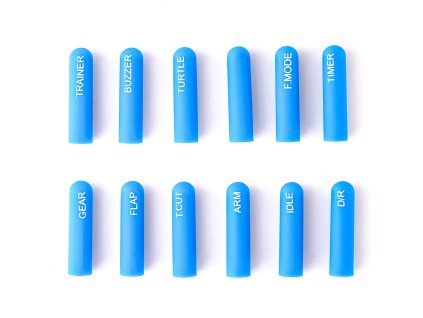8259 labeled silicon switch cover set radiomaster long blue