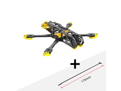 8418 2 frame speedybee master 5 hd yellow with 170mm cable for dji o3