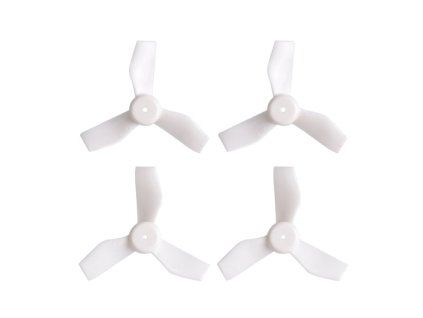 9345 1 propellers gemfan 31mm 3 blade for 65mm frame 1 0mm shaft white 4pcs