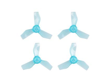 9351 1 propellers gemfan 31mm 3 blade for 65mm frame 1 0mm shaft clear blue 4pcs