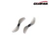 10536 2 propellers gemfan 45mm 2 pc durable 1mm clear gray 4ccw 4cw
