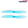 10758 2 propellers gemfan 65mms 2 pc shaft 1 5mm clear blue 4ccw 4cw
