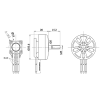 13584 8 motor partizan 2807 1300kv