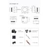 13908 7 fpv camera foxeer mini cat 3 1200tvl 0 00001lux black