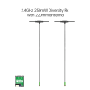 14913 receiver iflight true diversity elrs 2 4g rx 2 x 220mm mini antenna